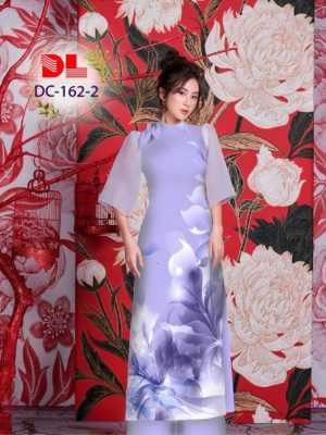 Vải Áo Dài Hoa In 3D AD DC162 31